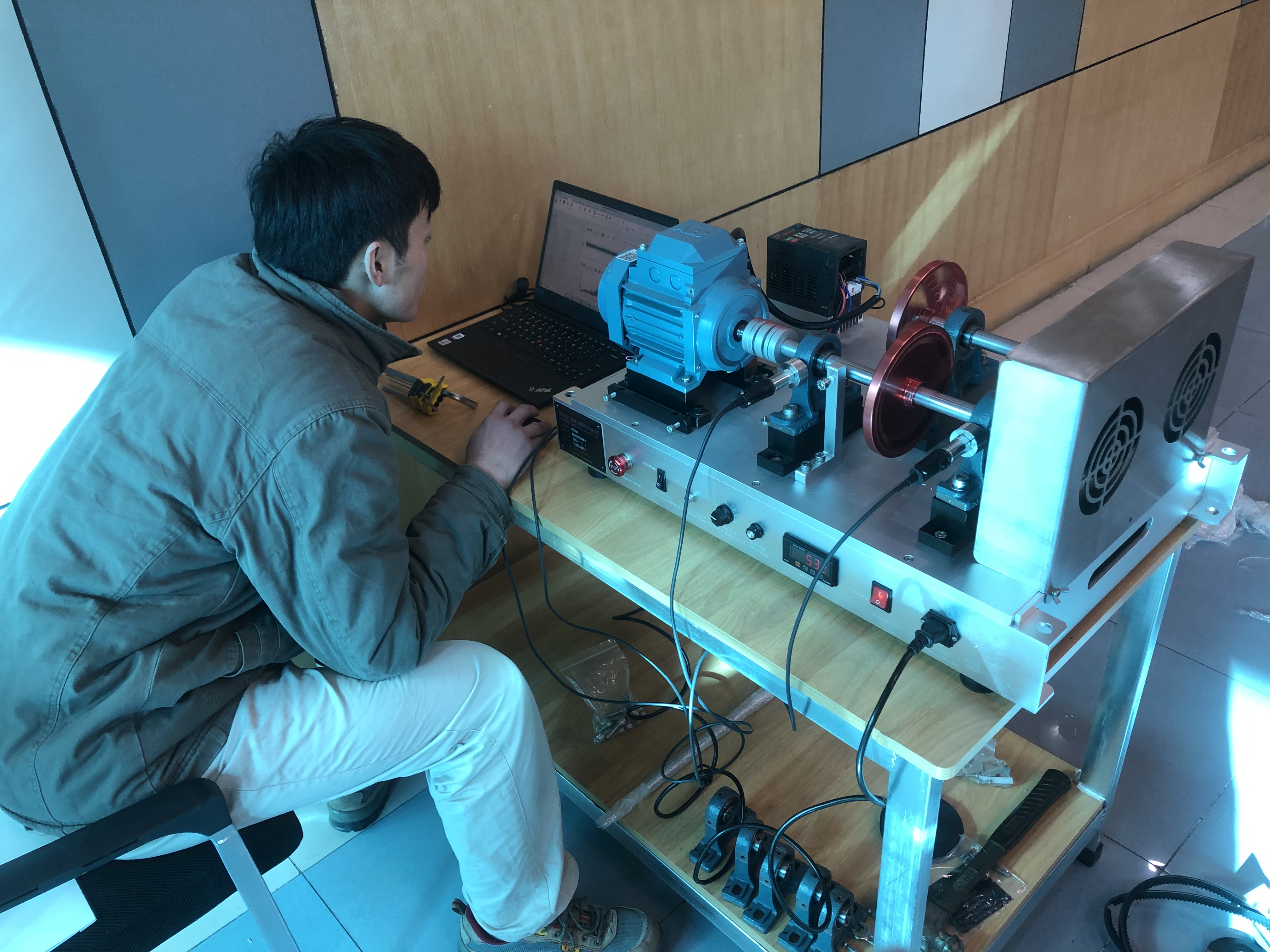 Equipo de demostración de vibración PT400