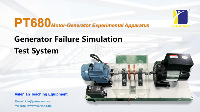 Banco de prueba de simulación de falla del generador PT680
